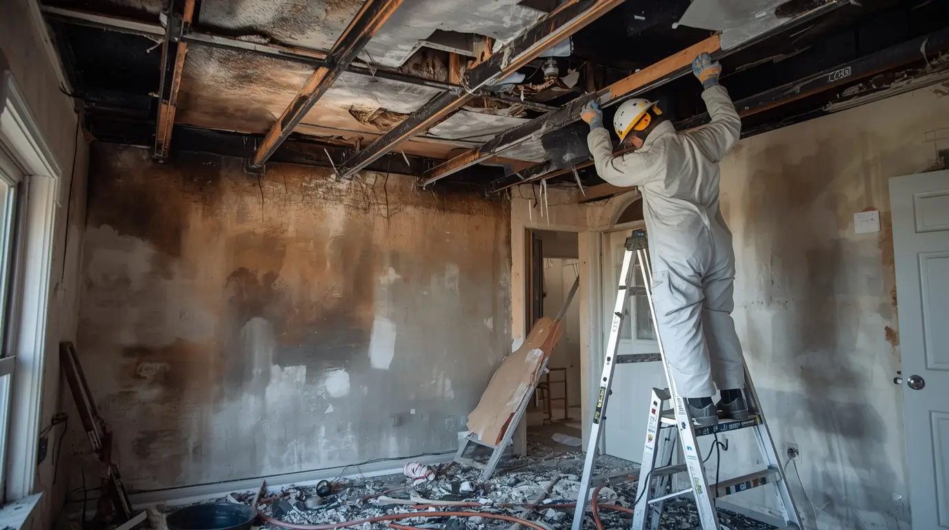 Fire and smoke damage restoration services